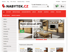 Tablet Screenshot of nabytek.cz